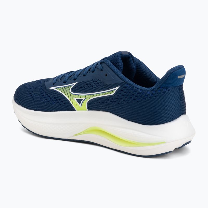 Buty do biegania męskie Mizuno Wave Inspire 22 estate blue/lightning yellow 3