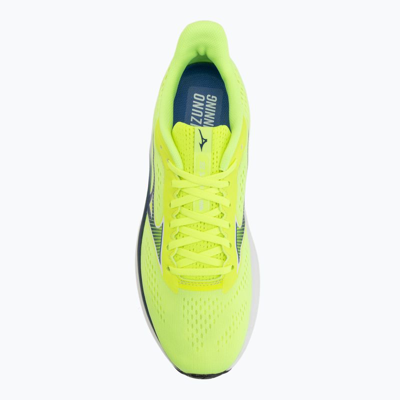 Buty do biegania męskie Mizuno Wave Inspire 22 lightning yellow/dazzling blue 5