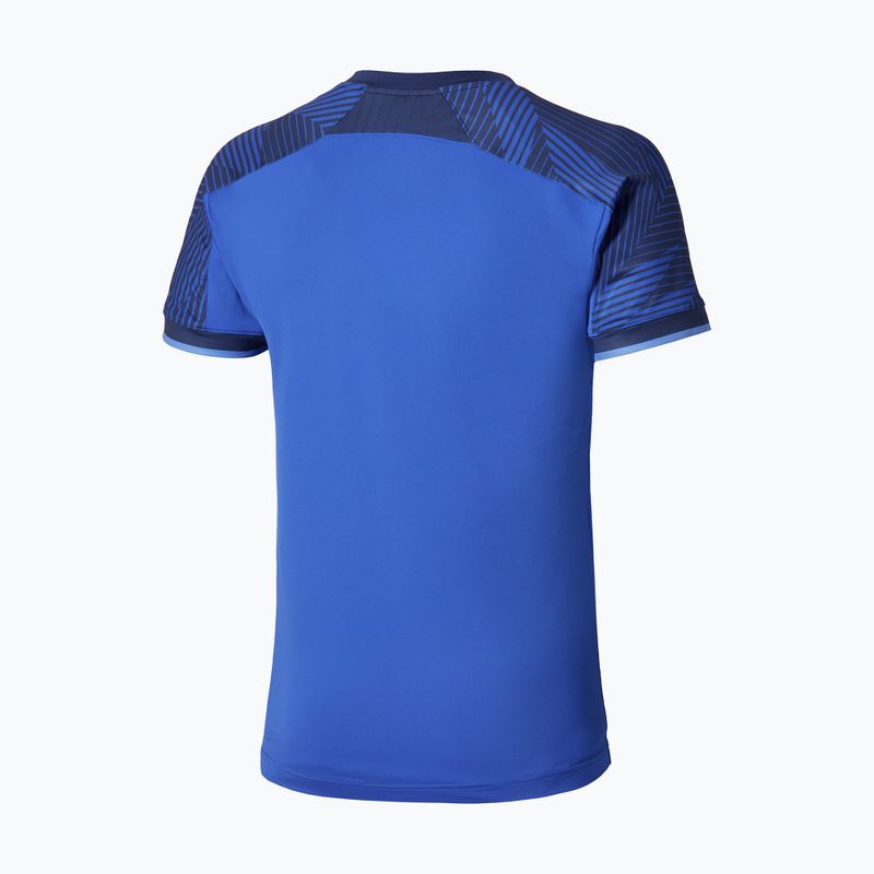Koszulka męska Mizuno Stargazer Shadow Tee dazzling blue 2