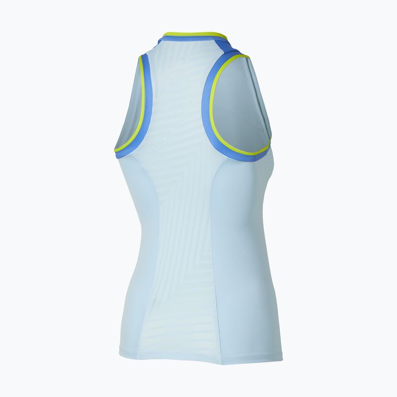 Koszulka tenisowa damska Mizuno Stargazer Tank Top ice water 2