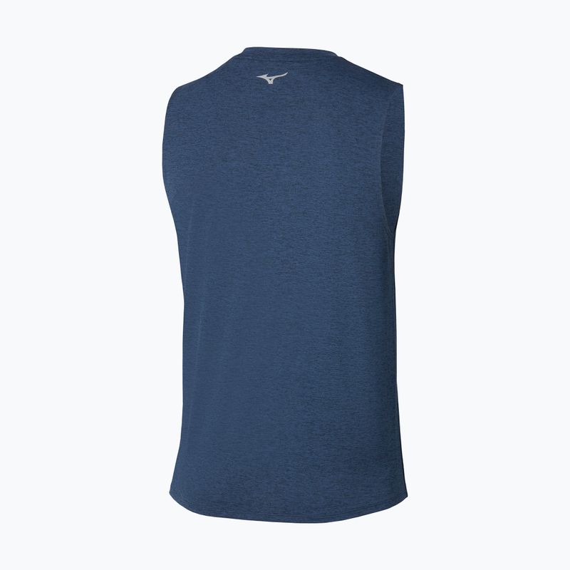 Koszulka do biegania męska Mizuno Impulse Core Sleeveless estate blue 2