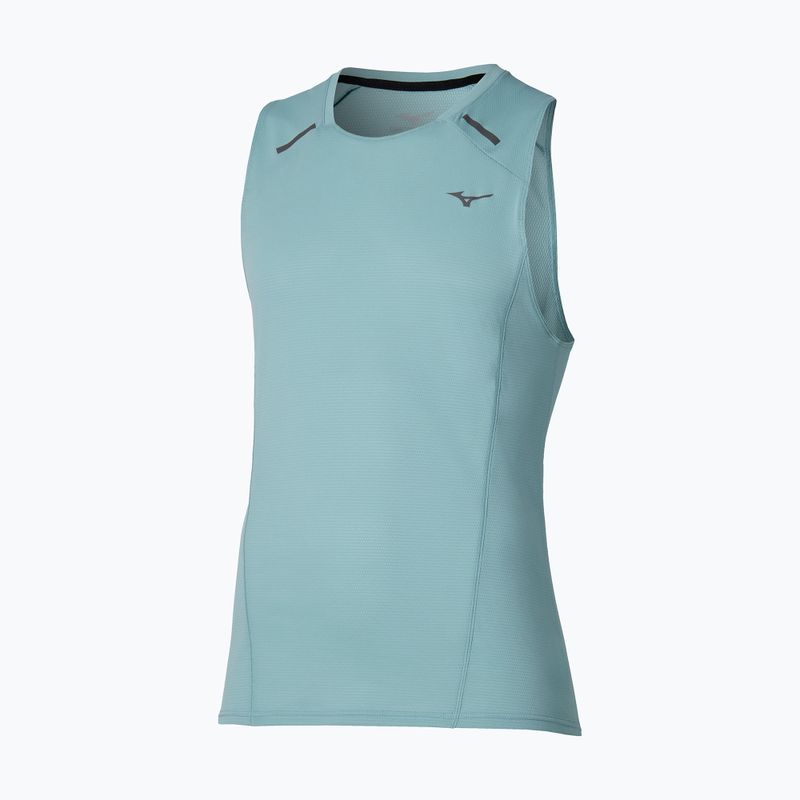 Koszulka do biegania męska Mizuno Active DryAeroFlow Tank Top aquifer 2