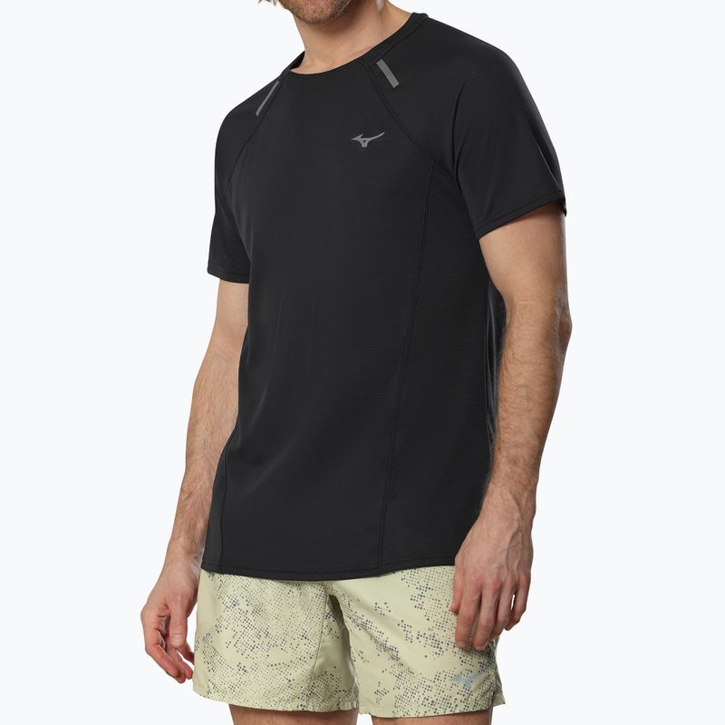 Koszulka do biegania męska Mizuno Active DryAeroFlow Tee black