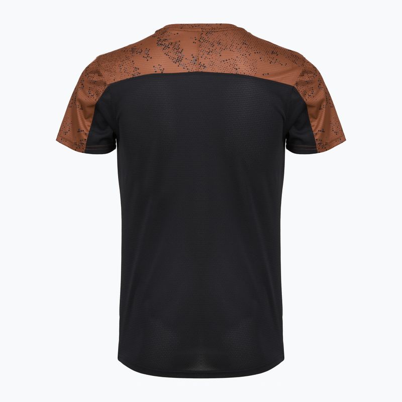 Koszulka do biegania męska Mizuno Active DryAeroFlow Graphic copper brown 2