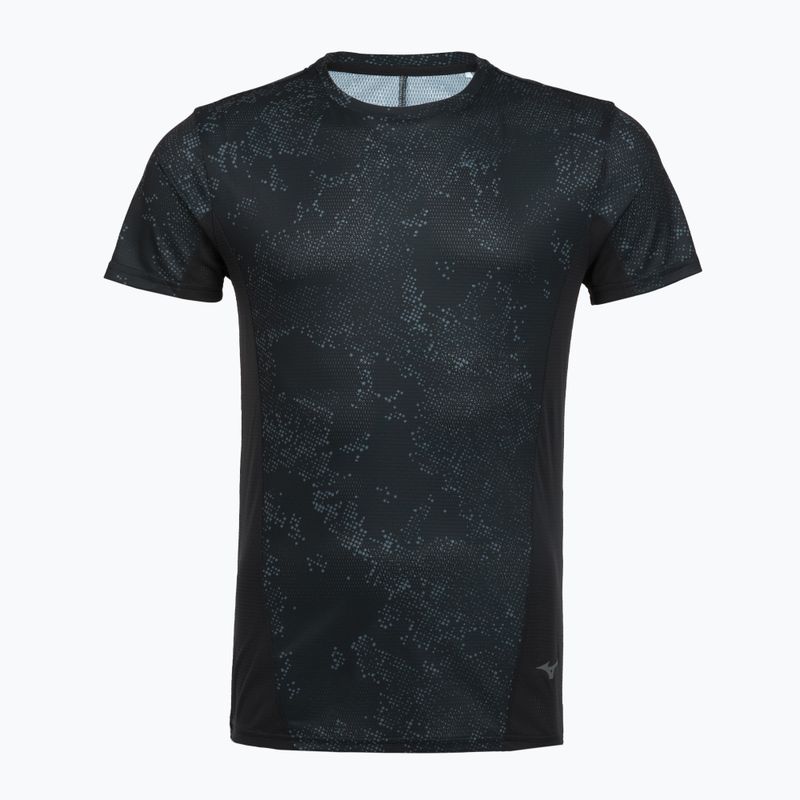 Koszulka do biegania męska Mizuno Active DryAeroFlow Graphic black/gray