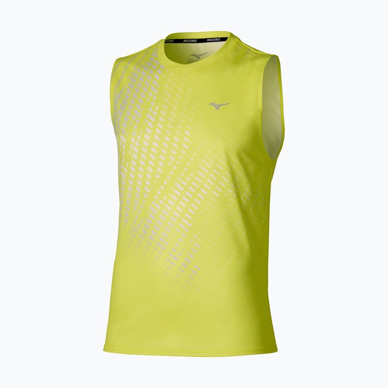 Koszulka do biegania męska Mizuno Core Graphic Sleeveless lightning yellow 2