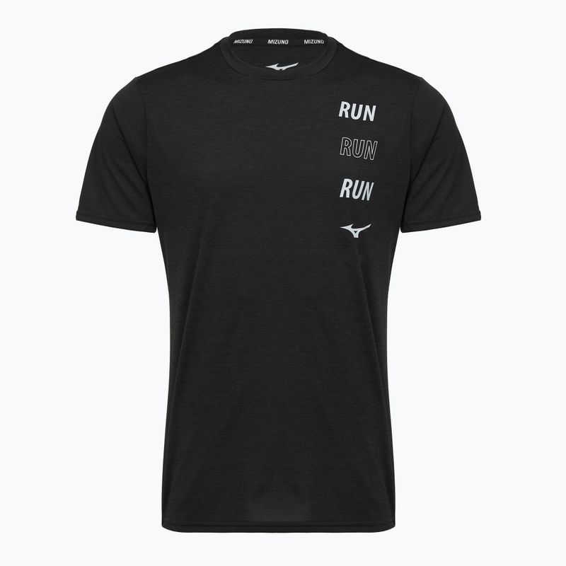 Koszulka do biegania męska Mizuno Core Run Short Sleeve Tee black
