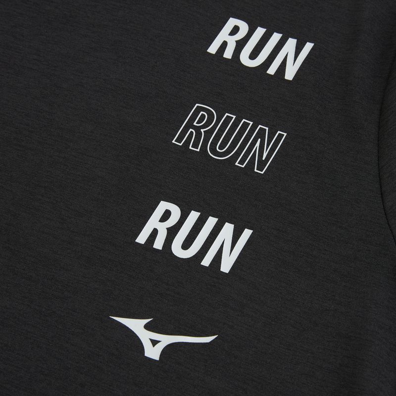 Koszulka do biegania męska Mizuno Core Run Short Sleeve Tee black 3