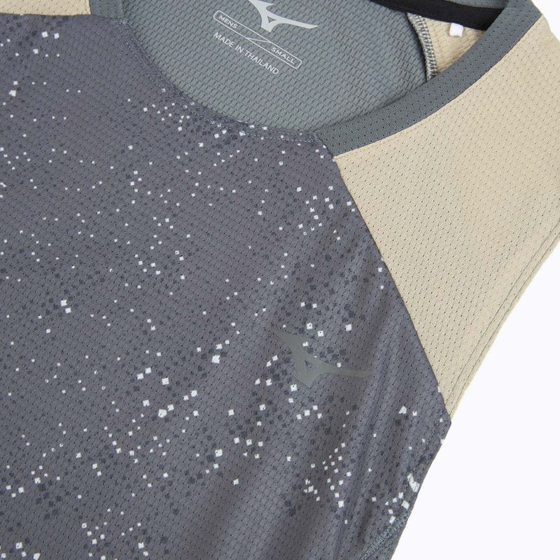 Koszulka do biegania męska Mizuno Active DryAeroFlow Graphic Tank Top lava smoke 3
