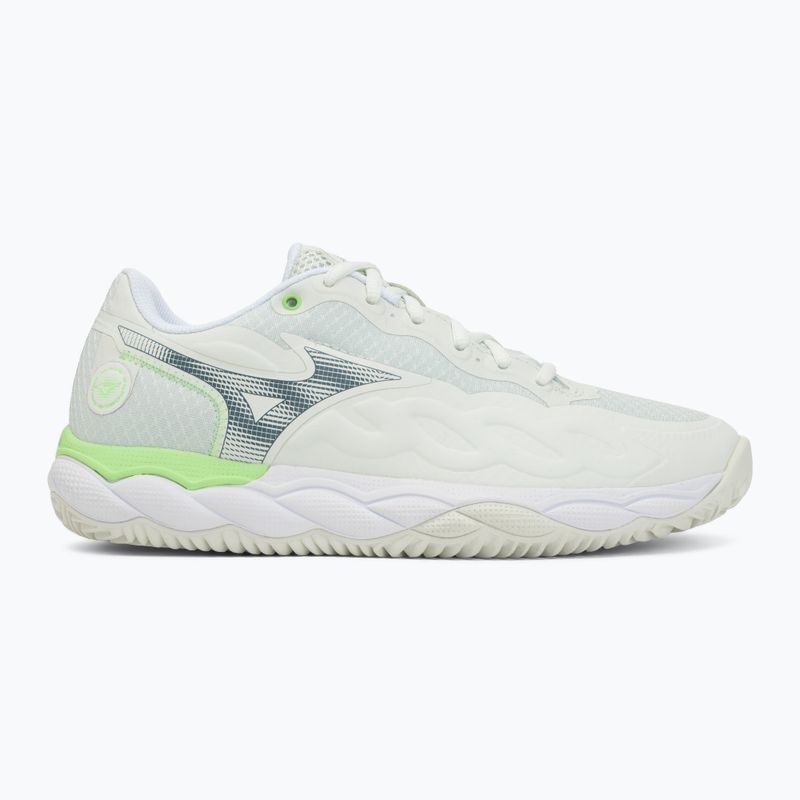 Buty do padla damskie Mizuno Wave Enforce Court Padel phantom green/white/glowing ap 2
