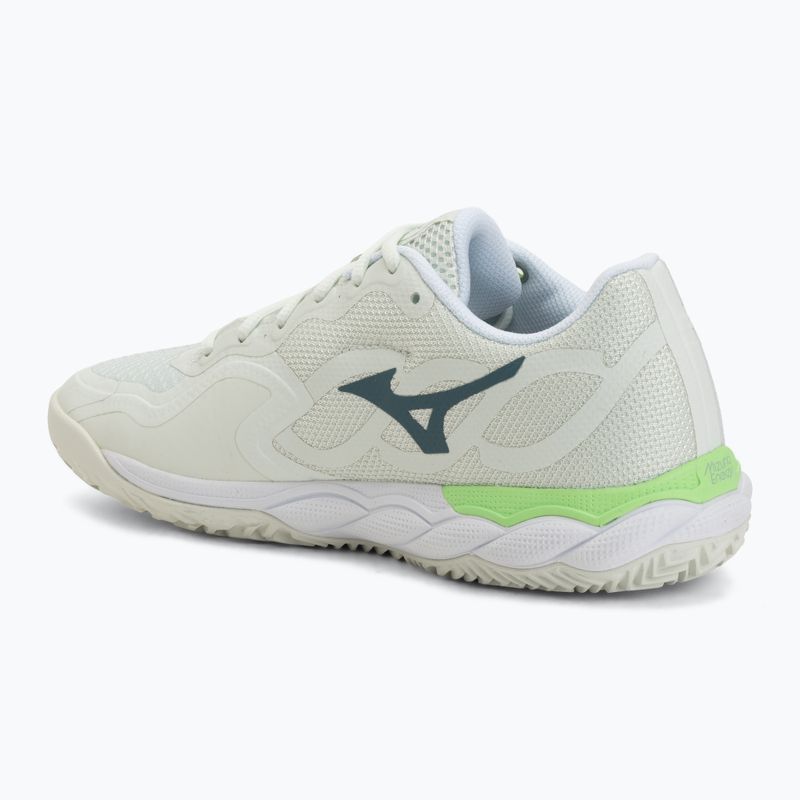 Buty do padla damskie Mizuno Wave Enforce Court Padel phantom green/white/glowing ap 3