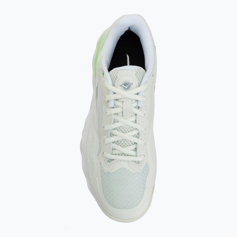 Buty do padla damskie Mizuno Wave Enforce Court Padel phantom green/white/glowing ap 5