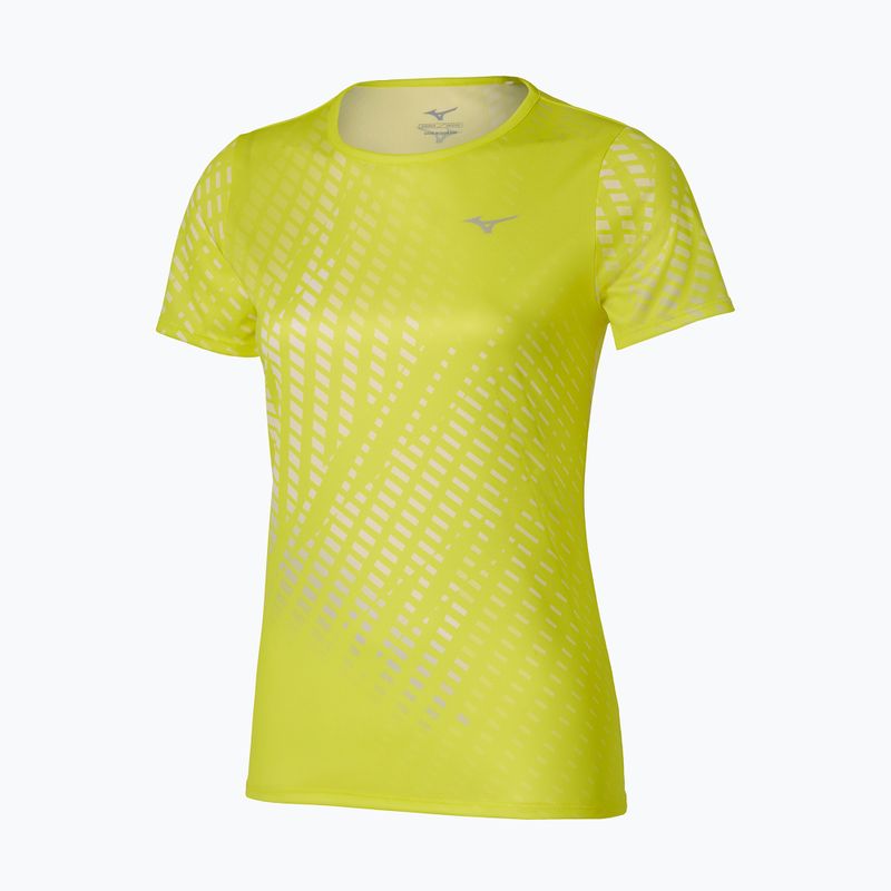 Koszulka do biegania damska Mizuno Core Graphic Tee lightning yellow 2