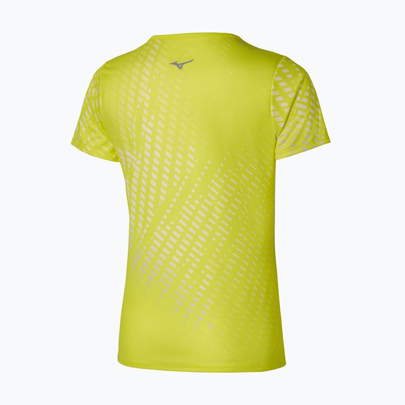 Koszulka do biegania damska Mizuno Core Graphic Tee lightning yellow 3
