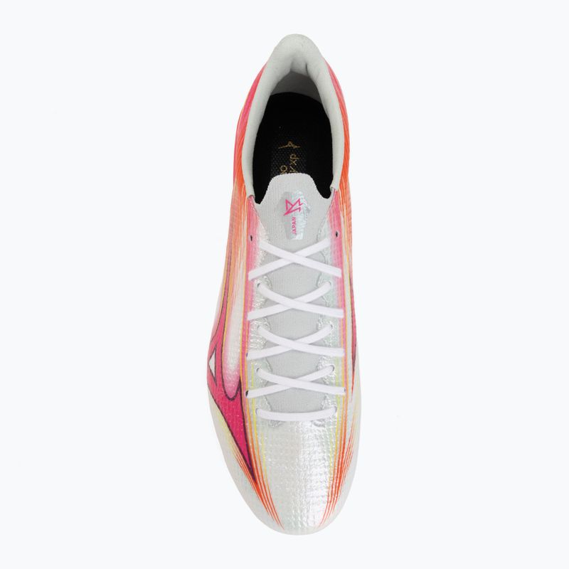 Buty piłkarskie Mizuno Alpha III Japan FG white/fuchsia purple 5