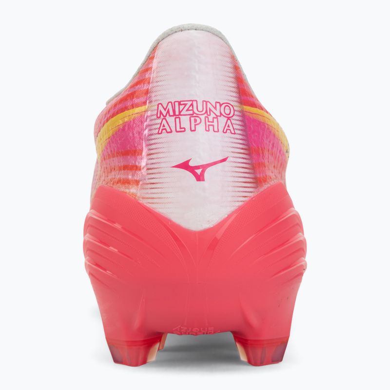 Buty piłkarskie Mizuno Alpha III Japan FG white/fuchsia purple 6