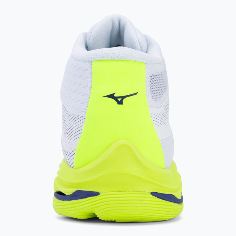 Buty do siatkówki Mizuno Wave Lightning Pro Mid white/lighting yellow/dazzling blue 6