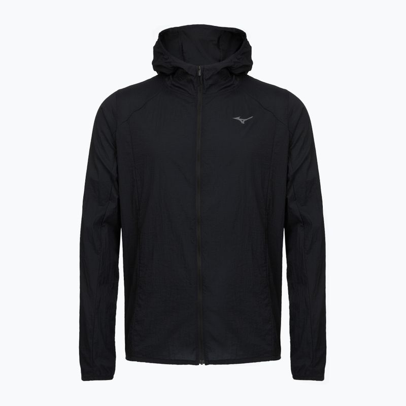 Kurtka do biegania męska Mizuno Tech Light Hooded black
