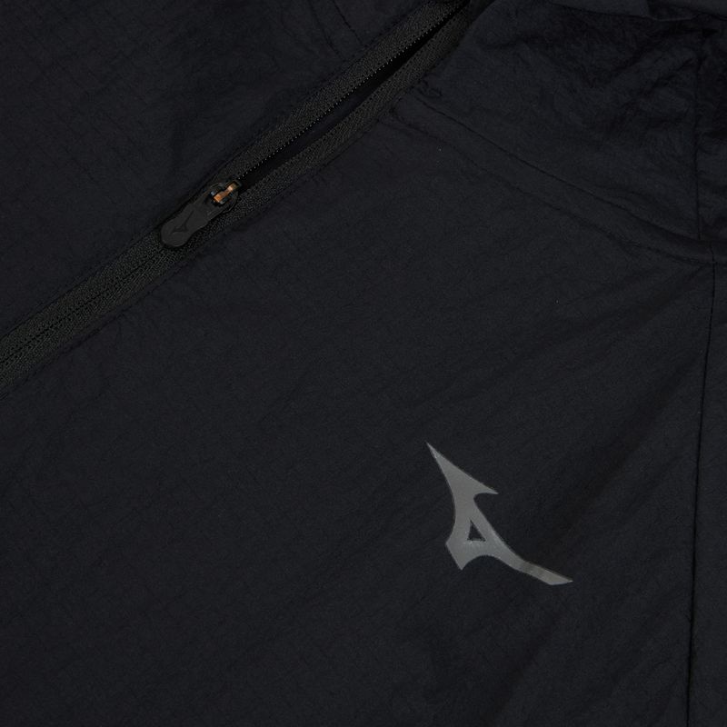 Kurtka do biegania męska Mizuno Tech Light Hooded black 3
