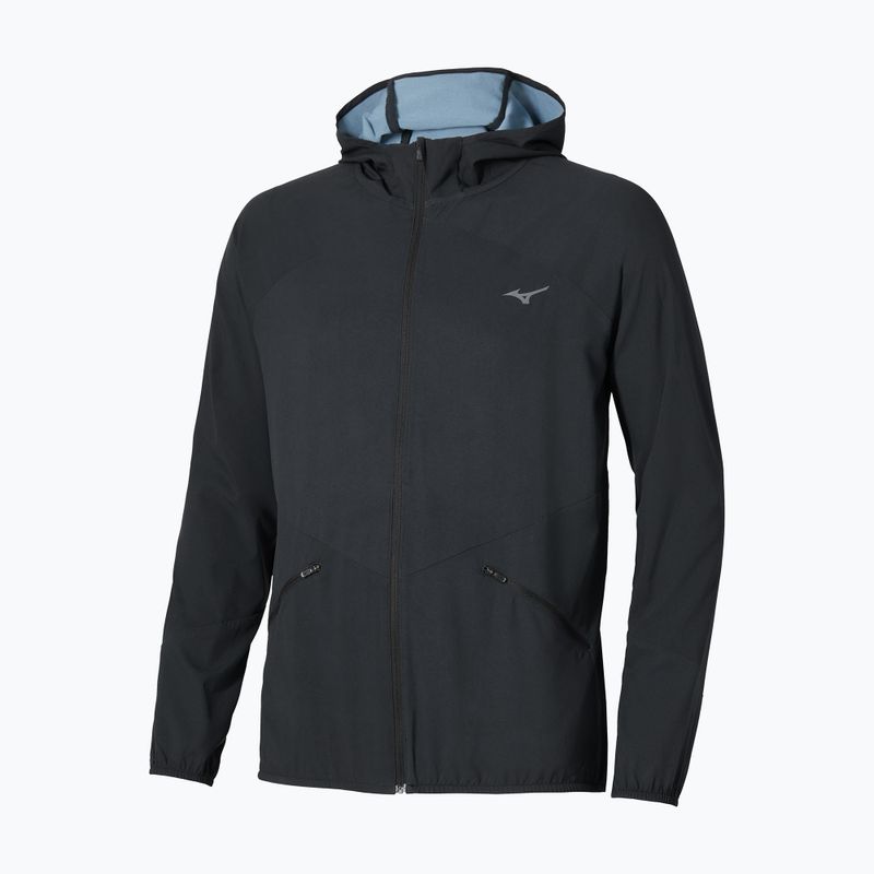 Kurtka do biegania męska Mizuno Active Alpha Hooded black 2