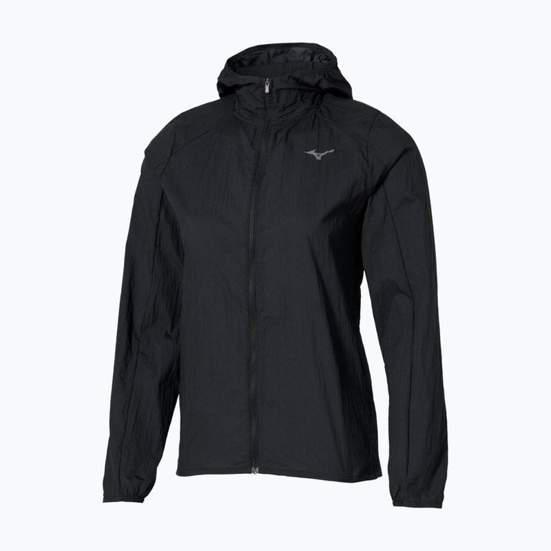 Kurtka do biegania damska Mizuno Tech Light Hooded Jacket black 3
