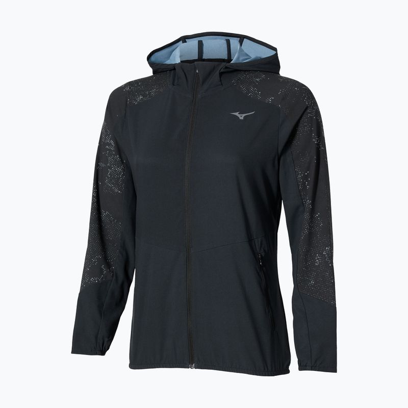 Kurtka do biegania damska Mizuno Active Alpha Hooded black 2