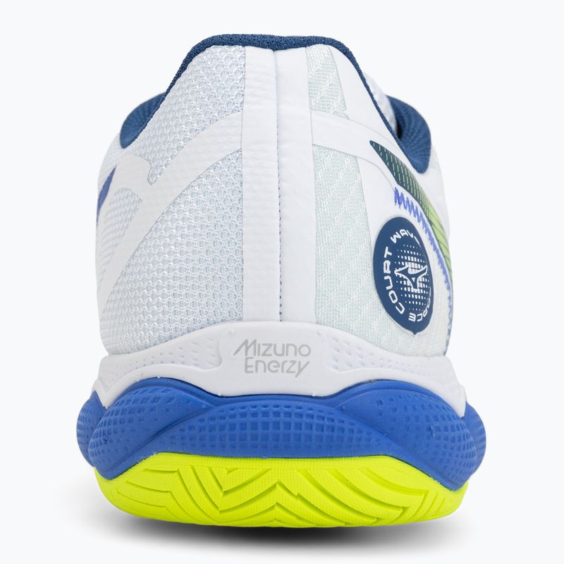 Buty do tenisa męskie Mizuno Wave Enforce Court AC white/dazzling blue/ lightning 6