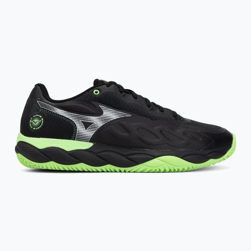 Buty do padla Mizuno Wave Enforce Court Padel black/foliage green/glowing ap 2