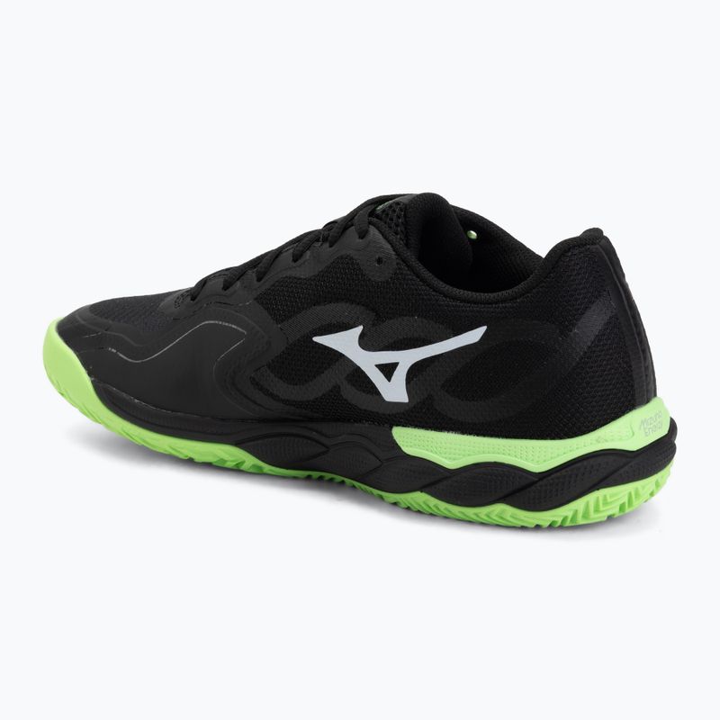 Buty do padla Mizuno Wave Enforce Court Padel black/foliage green/glowing ap 3