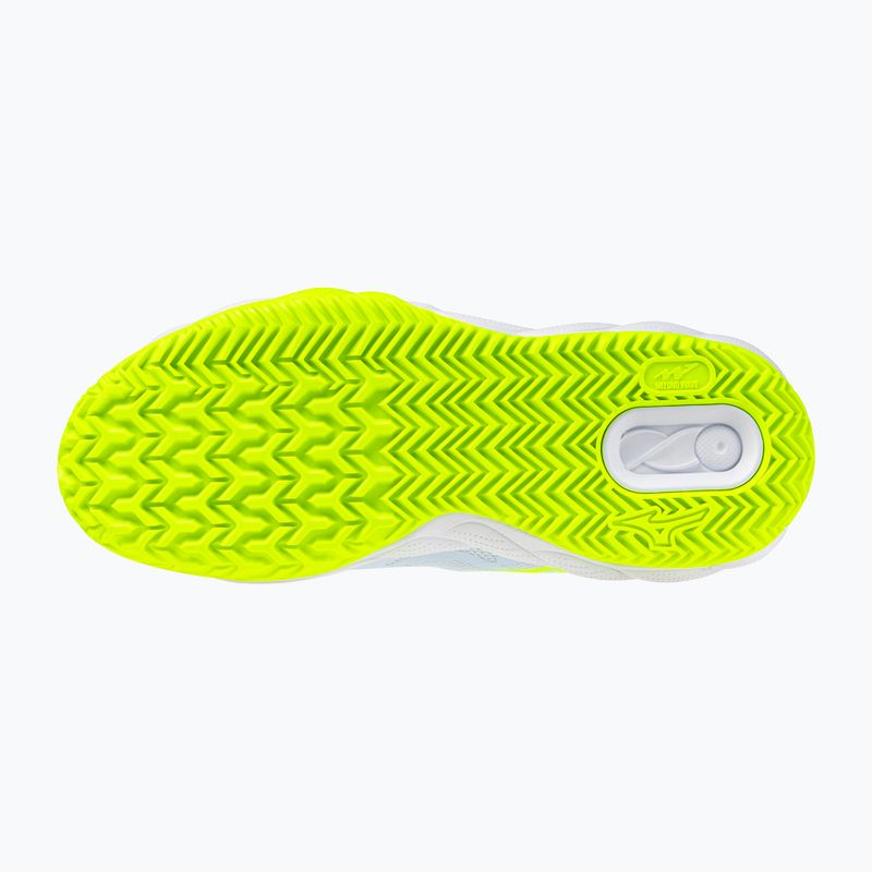 Buty do tenisa damskie Mizuno Wave Enforce Court CC W ice water/lightning yellow/ancient 4