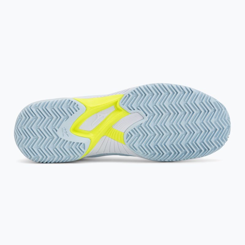 Buty do tenisa damskie Mizuno Wave Exceed Court CC W ice water/lightning yellow/anc 4