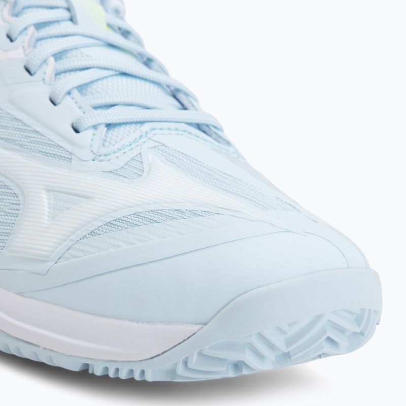 Buty do tenisa damskie Mizuno Wave Exceed Court CC W ice water/lightning yellow/anc 7
