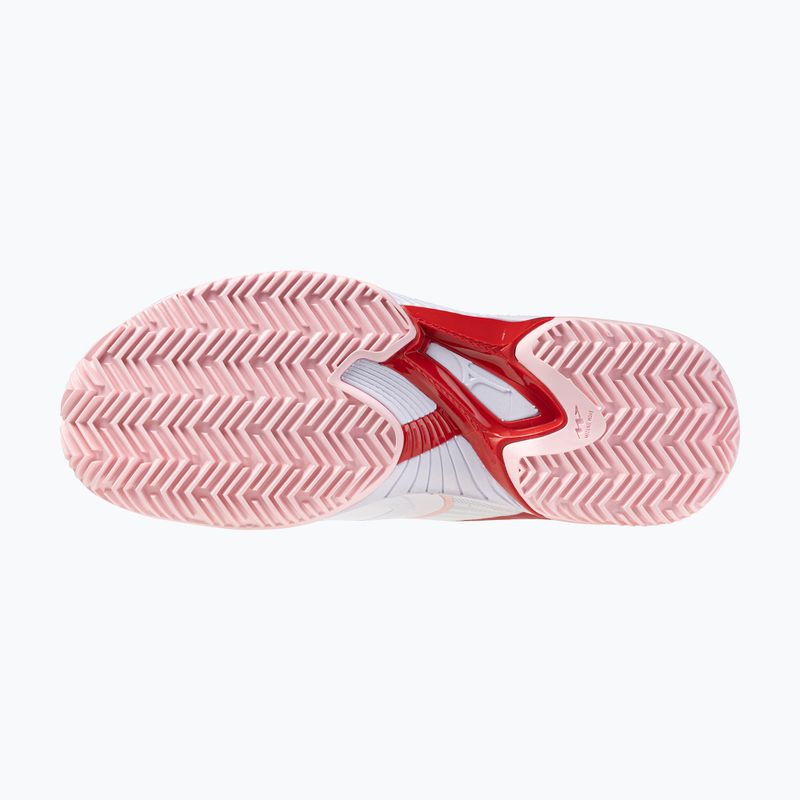 Buty do tenisa damskie Mizuno Wave Exceed Court CC W white/pinkesque/barbados cherr 4