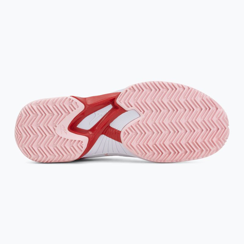 Buty do tenisa damskie Mizuno Wave Exceed Court CC W white/pinkesque/barbados cherr 4