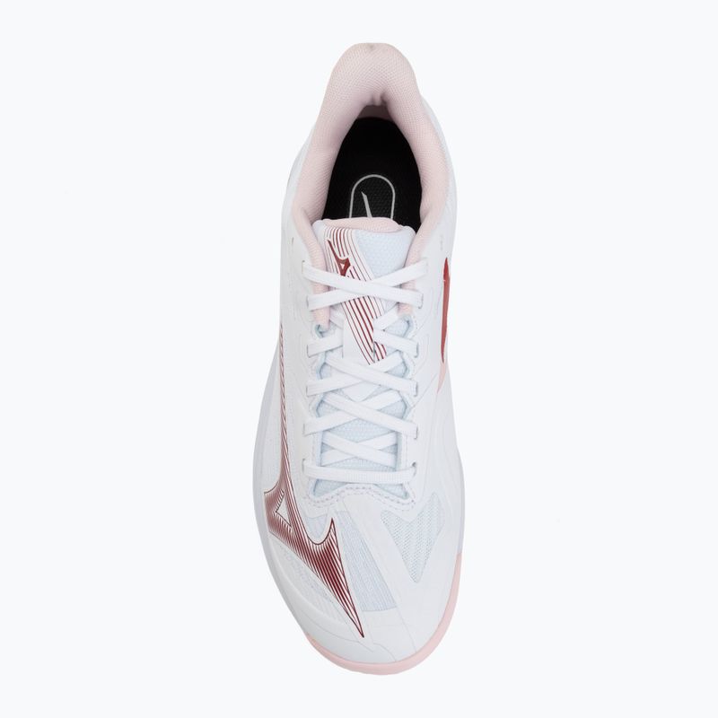 Buty do tenisa damskie Mizuno Wave Exceed Court CC W white/pinkesque/barbados cherr 5