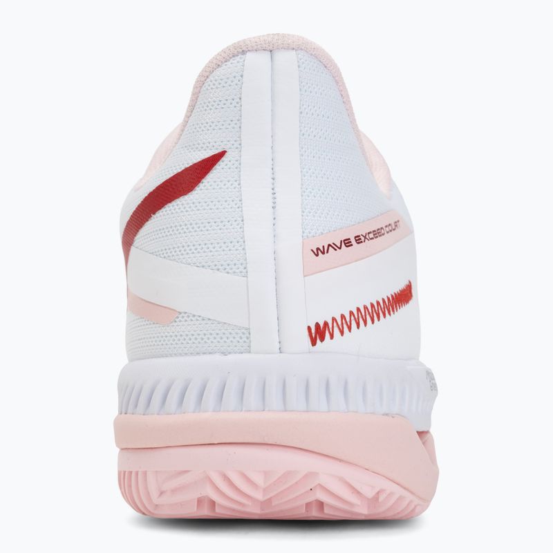 Buty do tenisa damskie Mizuno Wave Exceed Court CC W white/pinkesque/barbados cherr 6