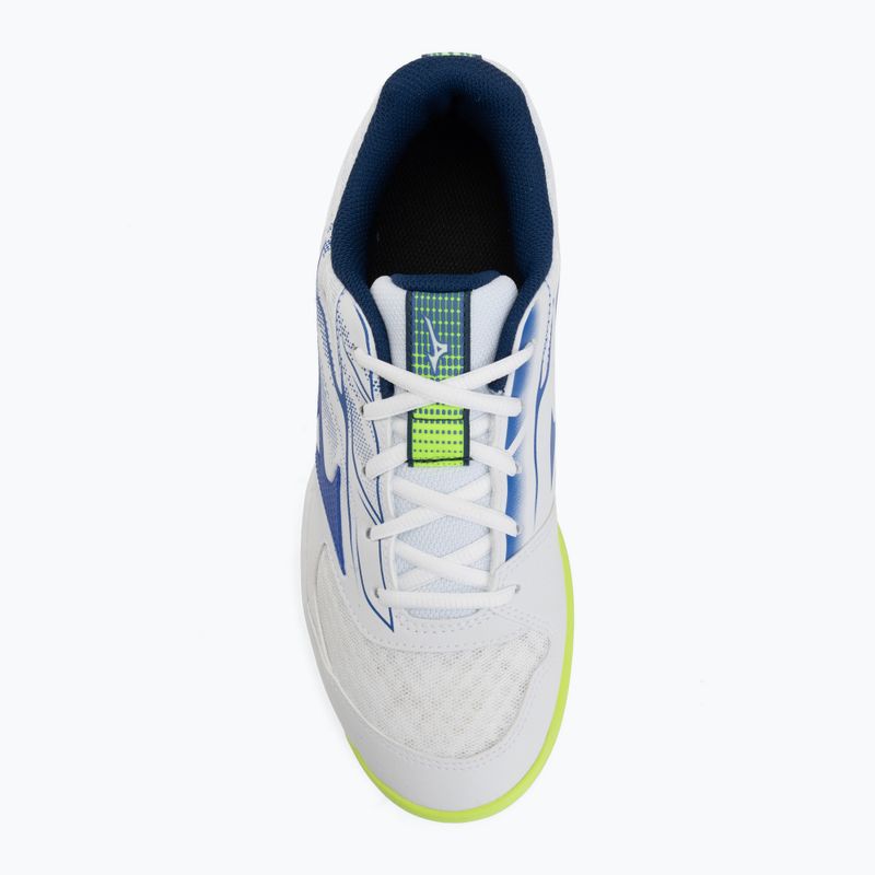 Buty do tenisa męskie Mizuno Break Shot 5 CC white/dazzling blue/ lightning 5