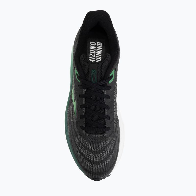 Buty do biegania męskie Mizuno Wave Sky 9 black/goblin green/alpine green 5