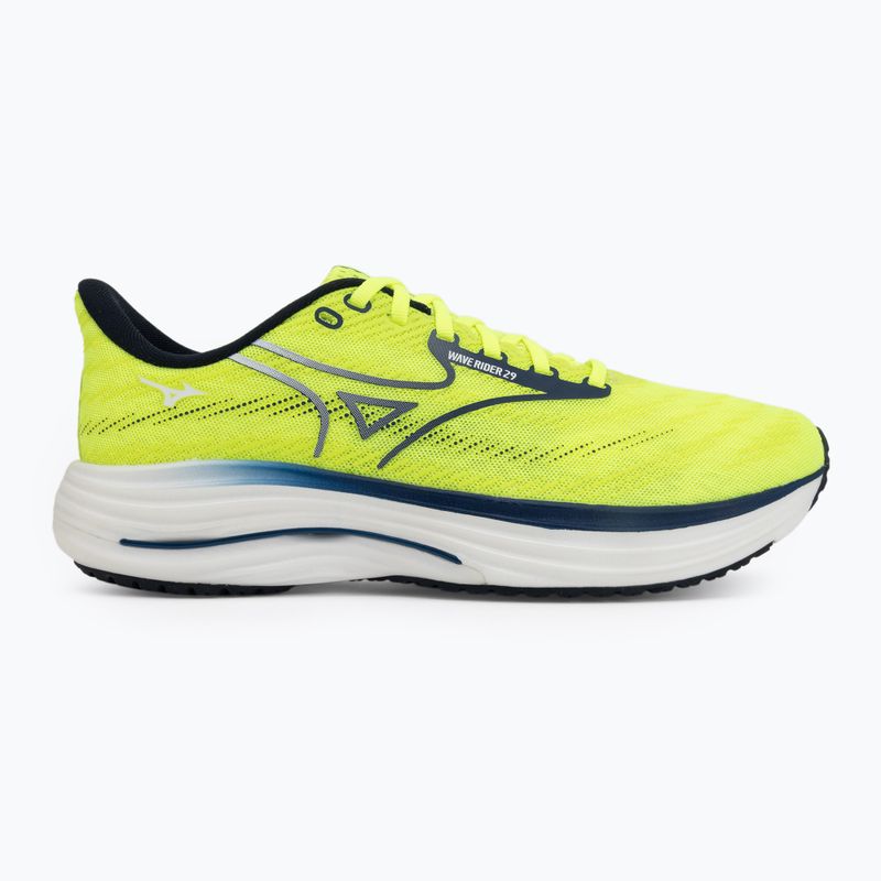 Buty do biegania męskie Mizuno Wave Rider 29 lightning yellow/estate blue 2