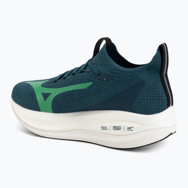 Buty do biegania męskie Mizuno Neo Vista 2 reflecting pond/white/goblin green 3