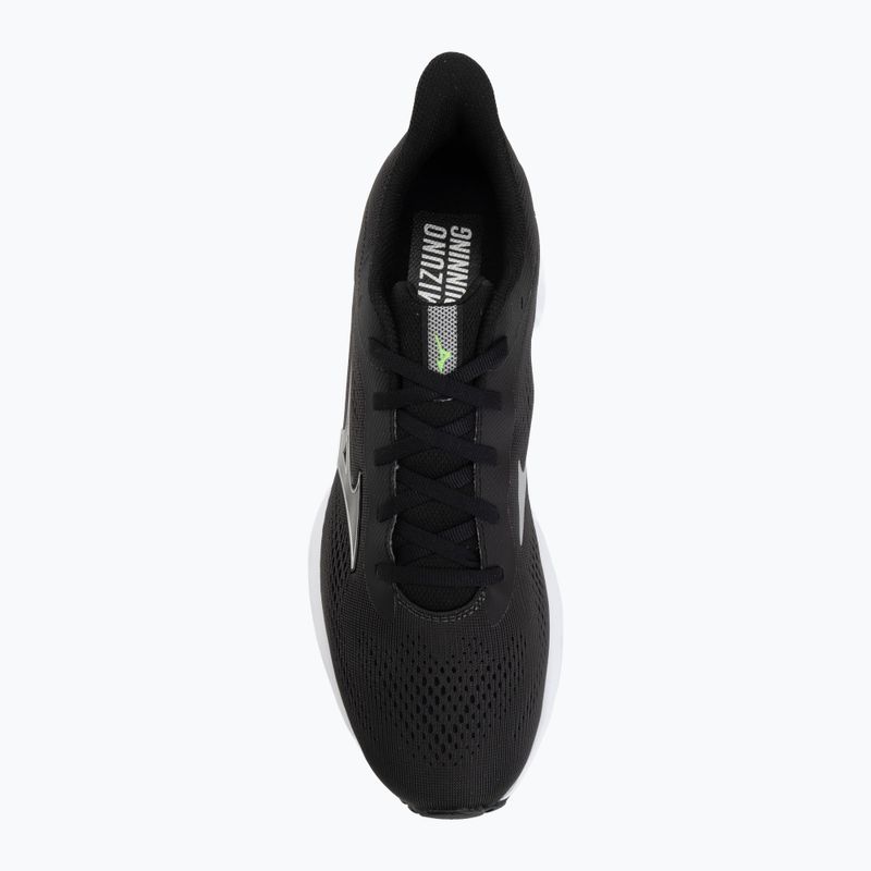 Buty do biegania męskie Mizuno Wave Serene 2 black/silver/glowing apple 5