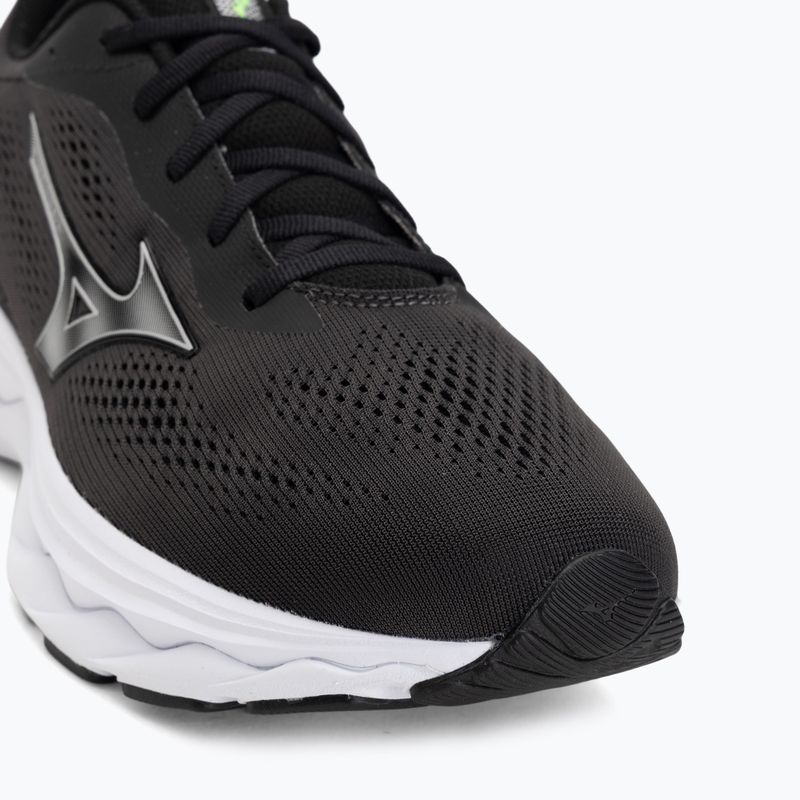 Buty do biegania męskie Mizuno Wave Serene 2 black/silver/glowing apple 7