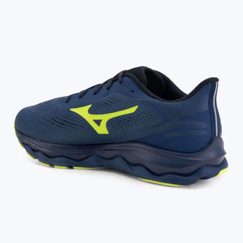 Buty do biegania męskie Mizuno Wave Serene 2 GTX estate blue/lightning yellow 3