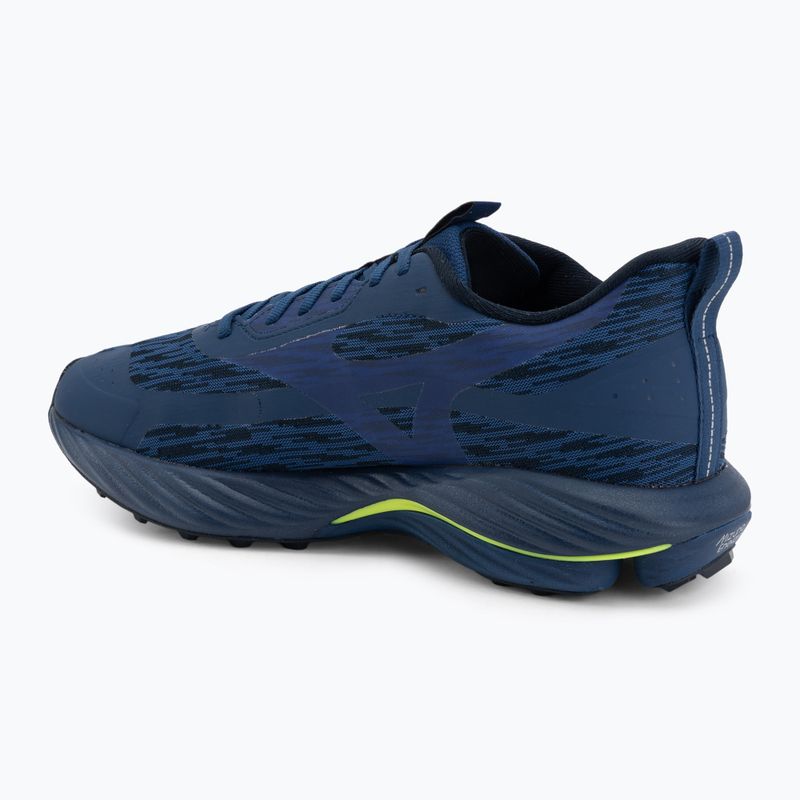 Buty do biegania męskie  Mizuno Wave Rider GTX 3 estate blue/dazzling blue/lightning yellow 3