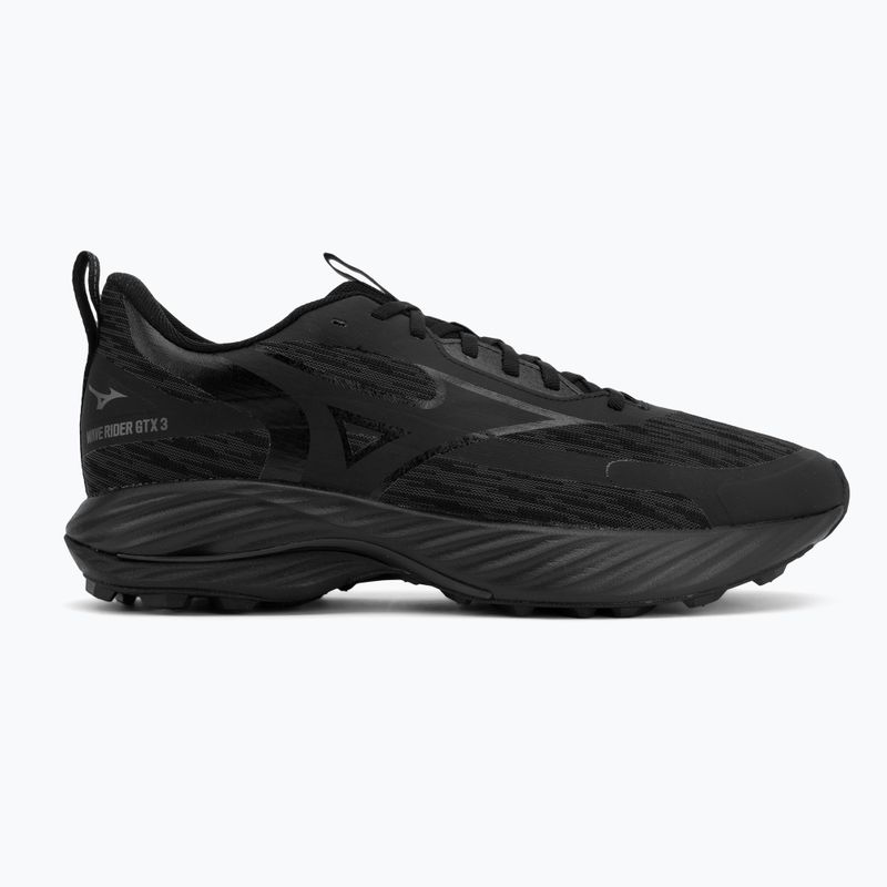 Buty do biegania męskie  Mizuno Wave Rider GTX 3 black/black/black sand 2