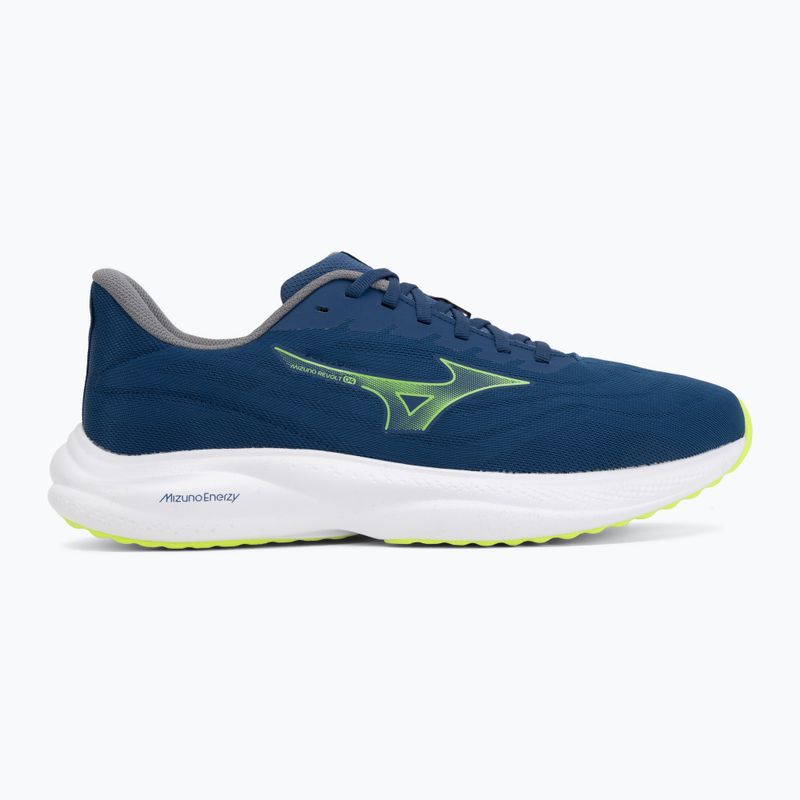 Buty do biegania męskie Mizuno Revolt 4 estate blue/lightning yellow 2