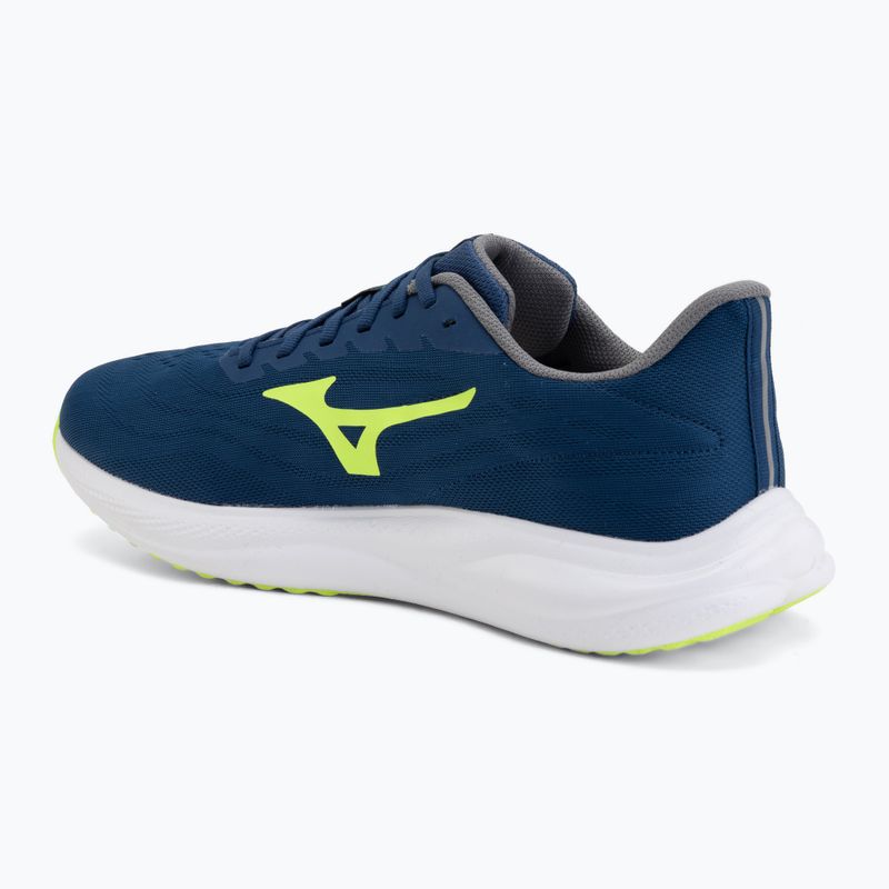 Buty do biegania męskie Mizuno Revolt 4 estate blue/lightning yellow 3