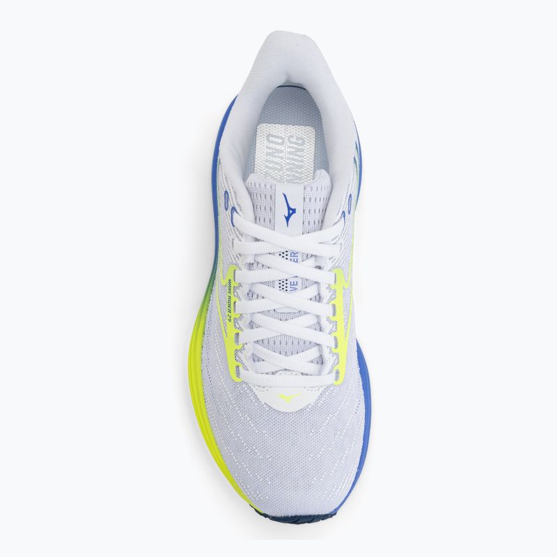 Buty do biegania damskie Mizuno Wave Rider 29 white/lightning yellow/ultramarine 5