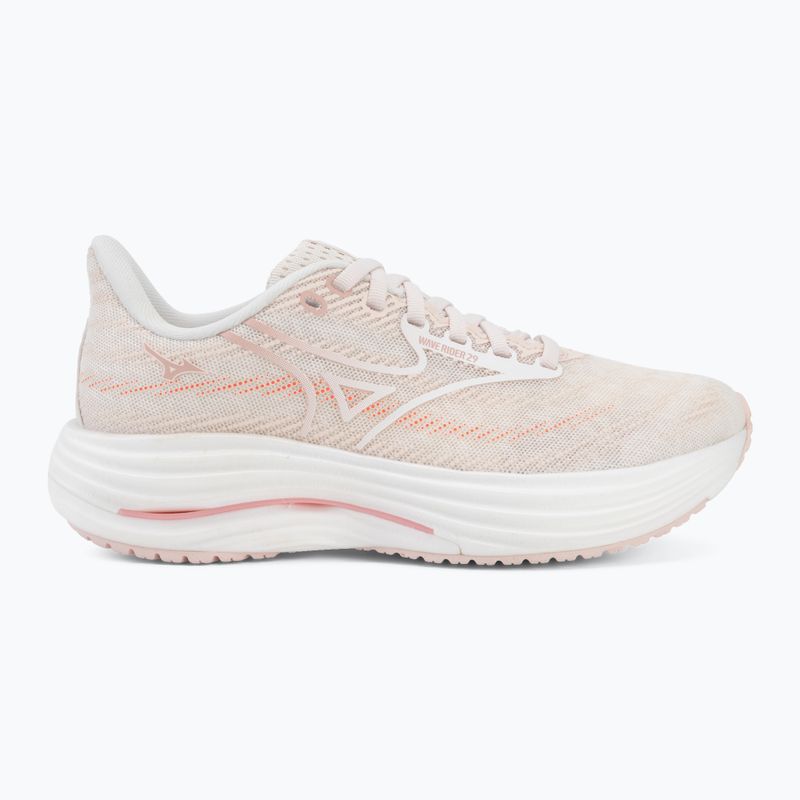 Buty do biegania damskie Mizuno Wave Rider 29 petal pink/white/pinkesque 2