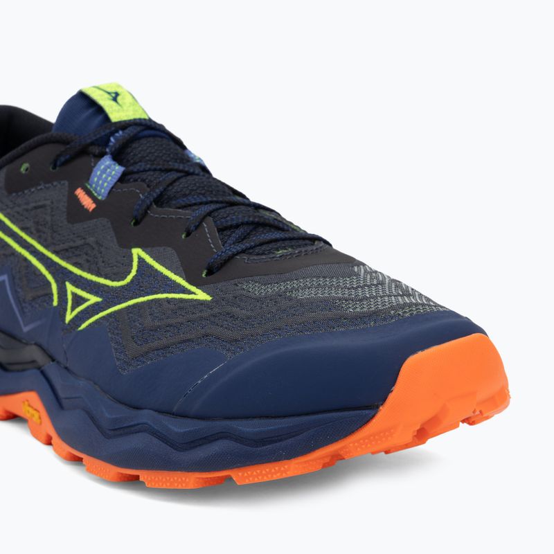 Buty do biegania męskie Mizuno Wave Daichi 9 estate blue/lightning yellow 7